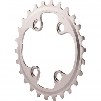 Звезда велосипедная SHIMANO XT, для FC-M785, 26T, AK, серебристый